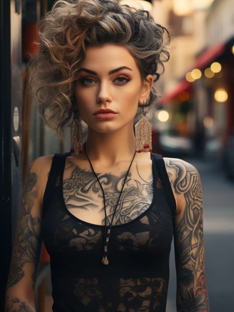 Female tattoo